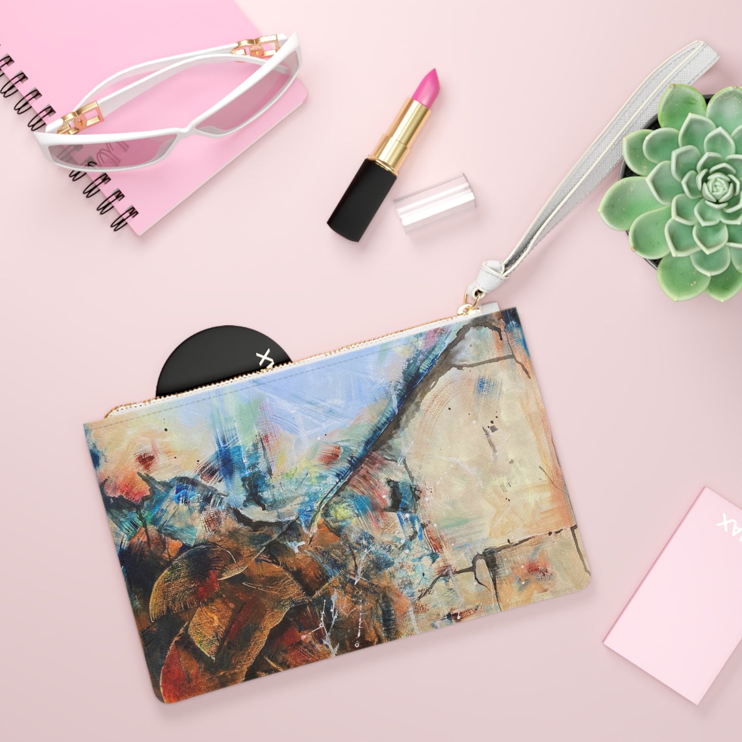 "Convergence" by Alex May | Clutch Bag