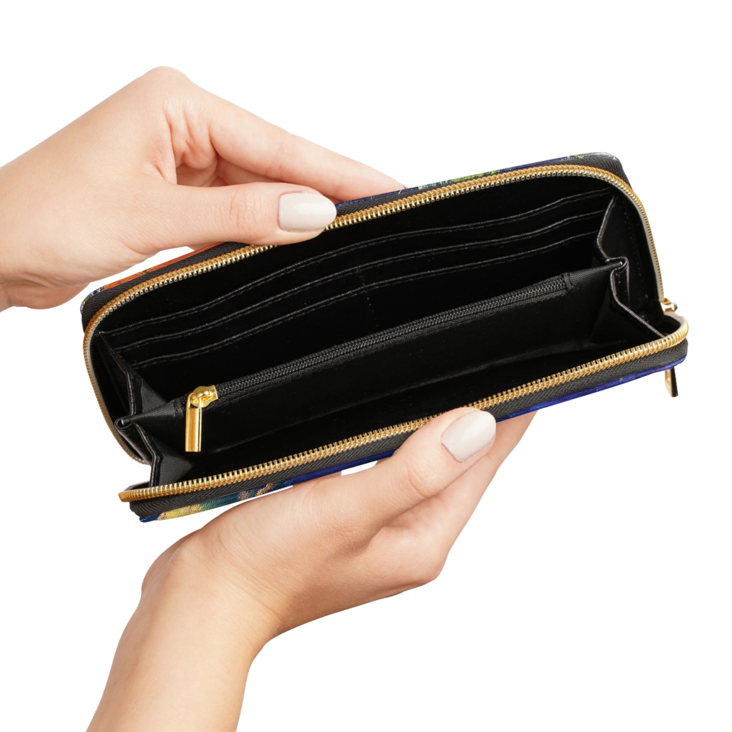 "Into the Blue" by Alex May | Zipper Wallet