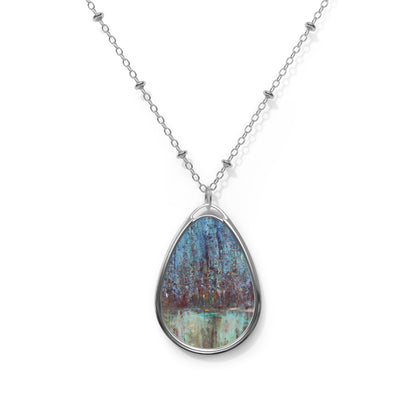 "City Lights" Oval Necklace | Art by Penny May Hineline