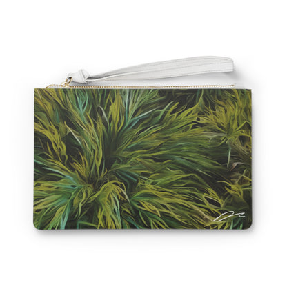 "Green Moss" Clutch Bag | Art by Brooke Lumbus