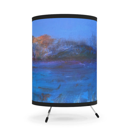 "Red Bluffs" Tripod Lamp | Art by Penny May Hineline