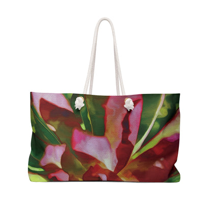 "Tropical" Weekender Tote | Art by Brooke Lumbus