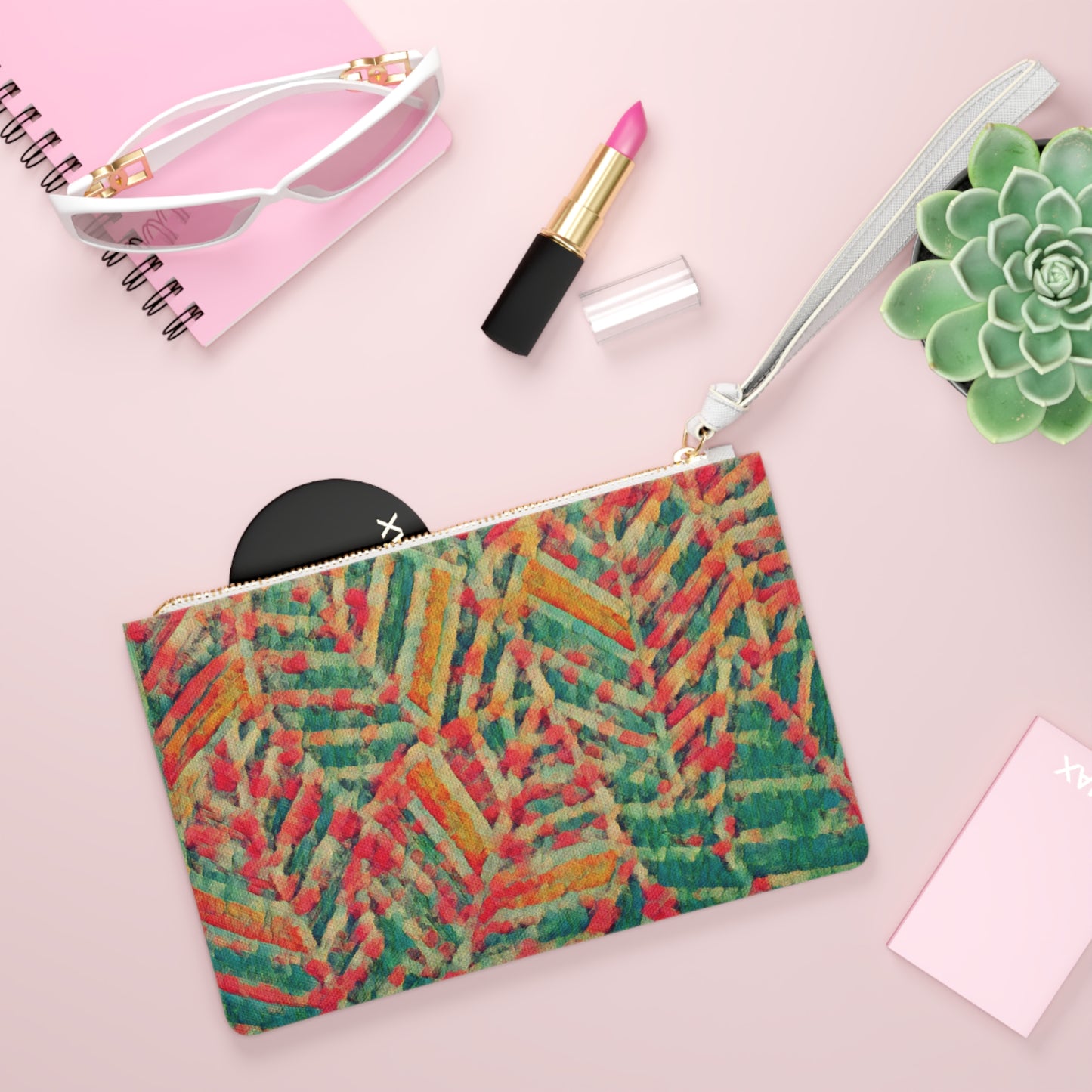 "Leafy" Clutch Bag | Art by Brooke Lumbus