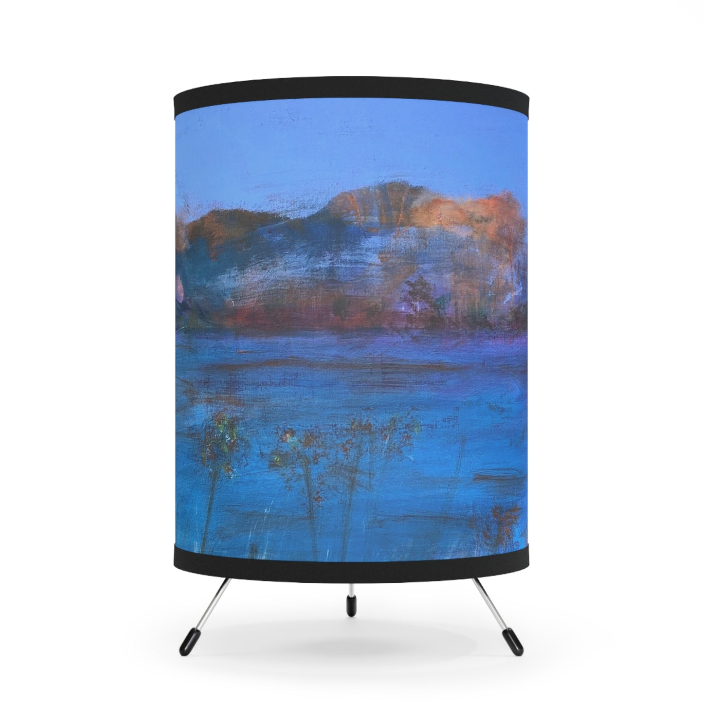 "Red Bluffs" Tripod Lamp | Art by Penny May Hineline