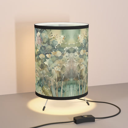 "Flora Dance" Tripod Lamp | Art by Brooke Lumbus