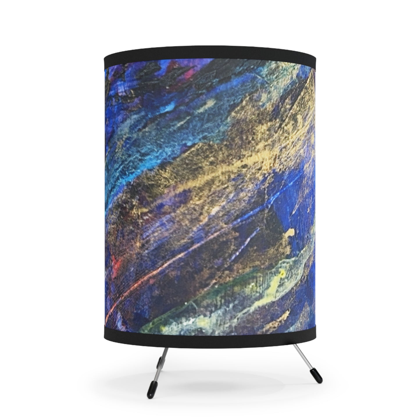 "Spectrum" Tripod Lamp | Art by Penny May Hineline