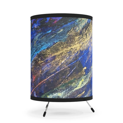 "Spectrum" Tripod Lamp | Art by Penny May Hineline