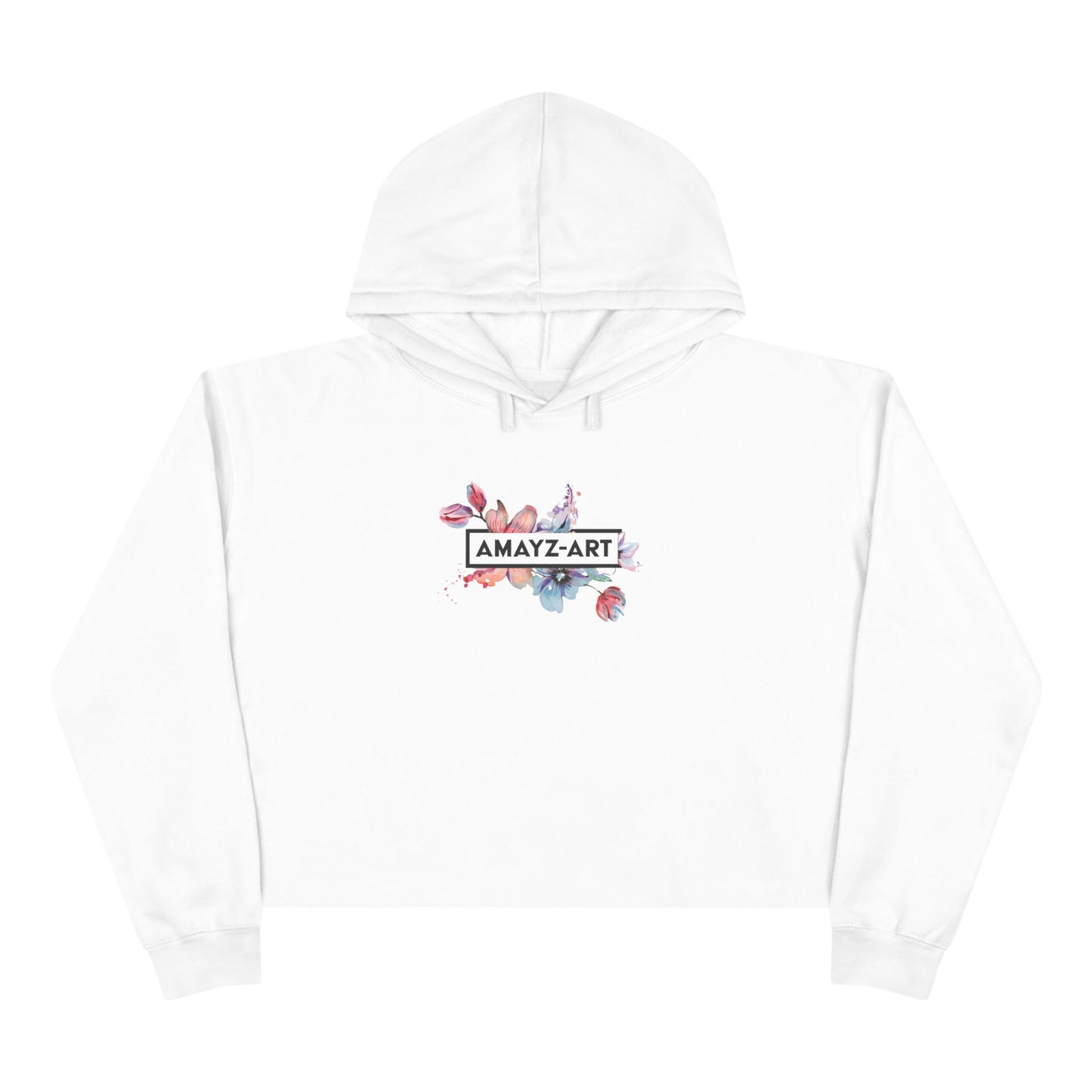 Amayz-Art Crop Hoodie