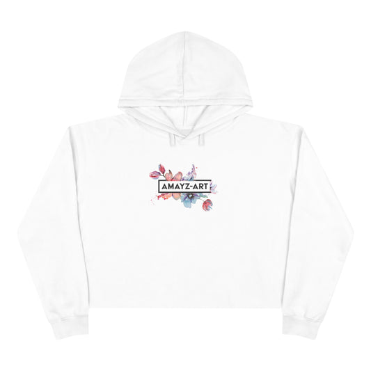 Amayz-Art Crop Hoodie