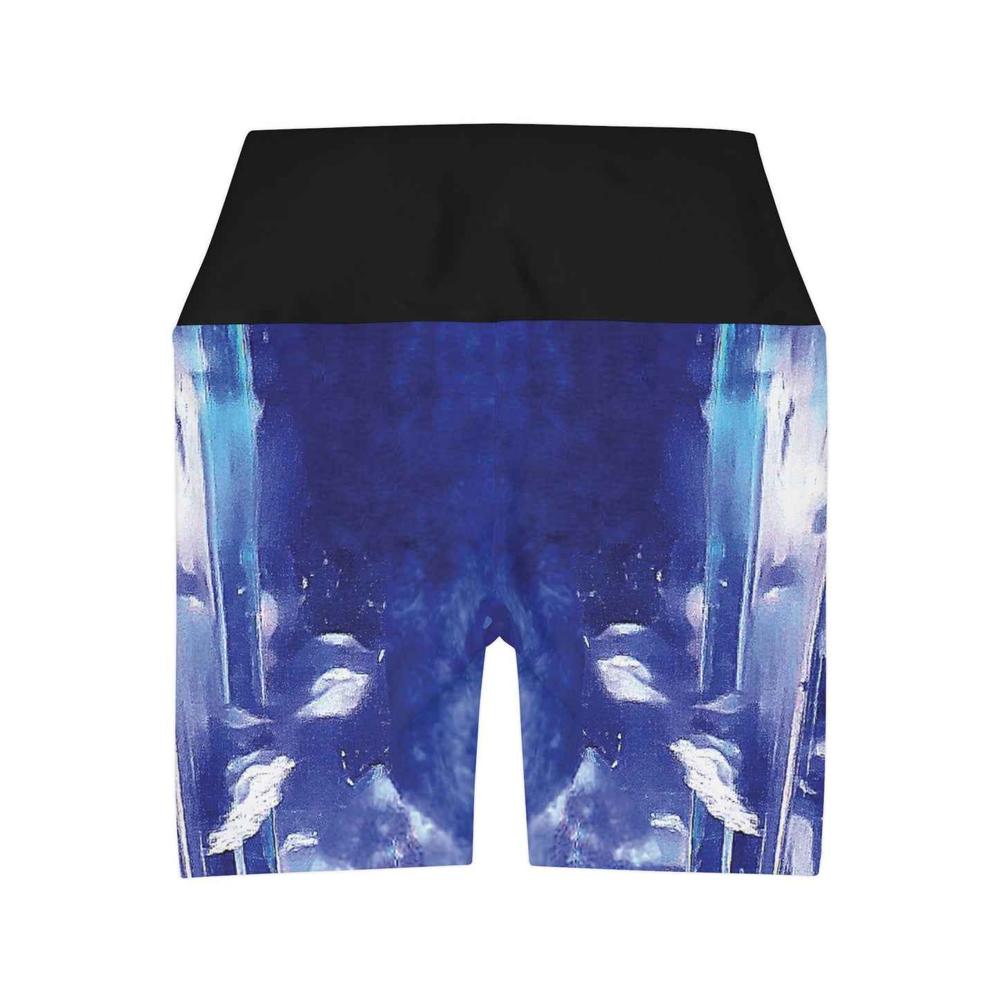 "Bubbles" High Waisted Yoga Shorts | Art by Alexandra May