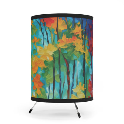 "Whimsy" Tripod Lamp | Art by Brooke Lumbus