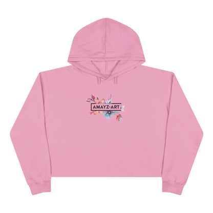 Amayz-Art Crop Hoodie