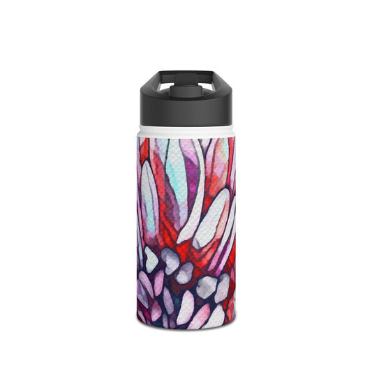 "Flora Burst" Stainless Steel Water Bottle | Art by Brooke Lumbus