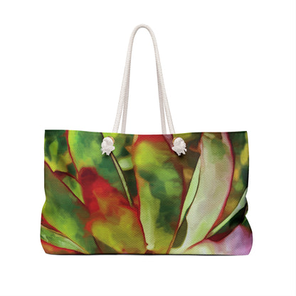 "Tropical" Weekender Tote | Art by Brooke Lumbus