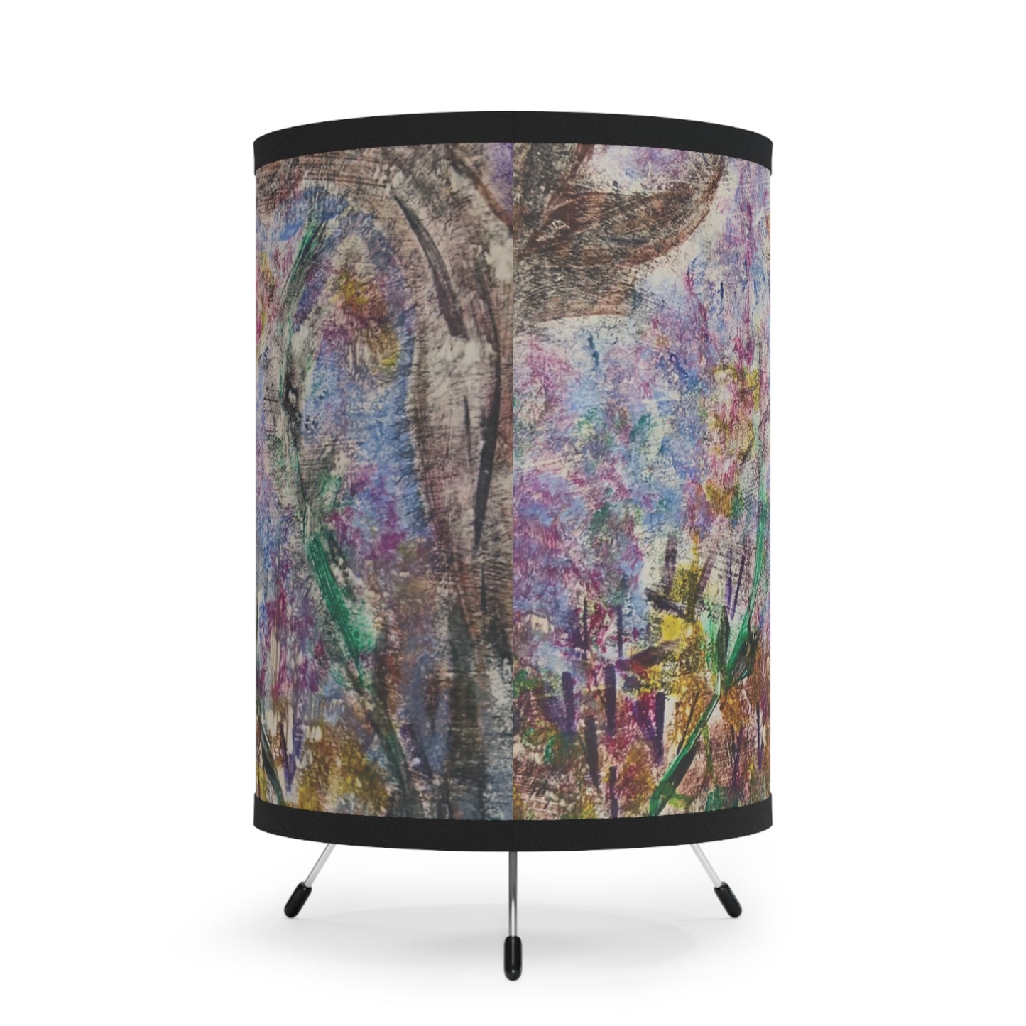 "Whispers" Tripod Lamp | Art by Pam Brown