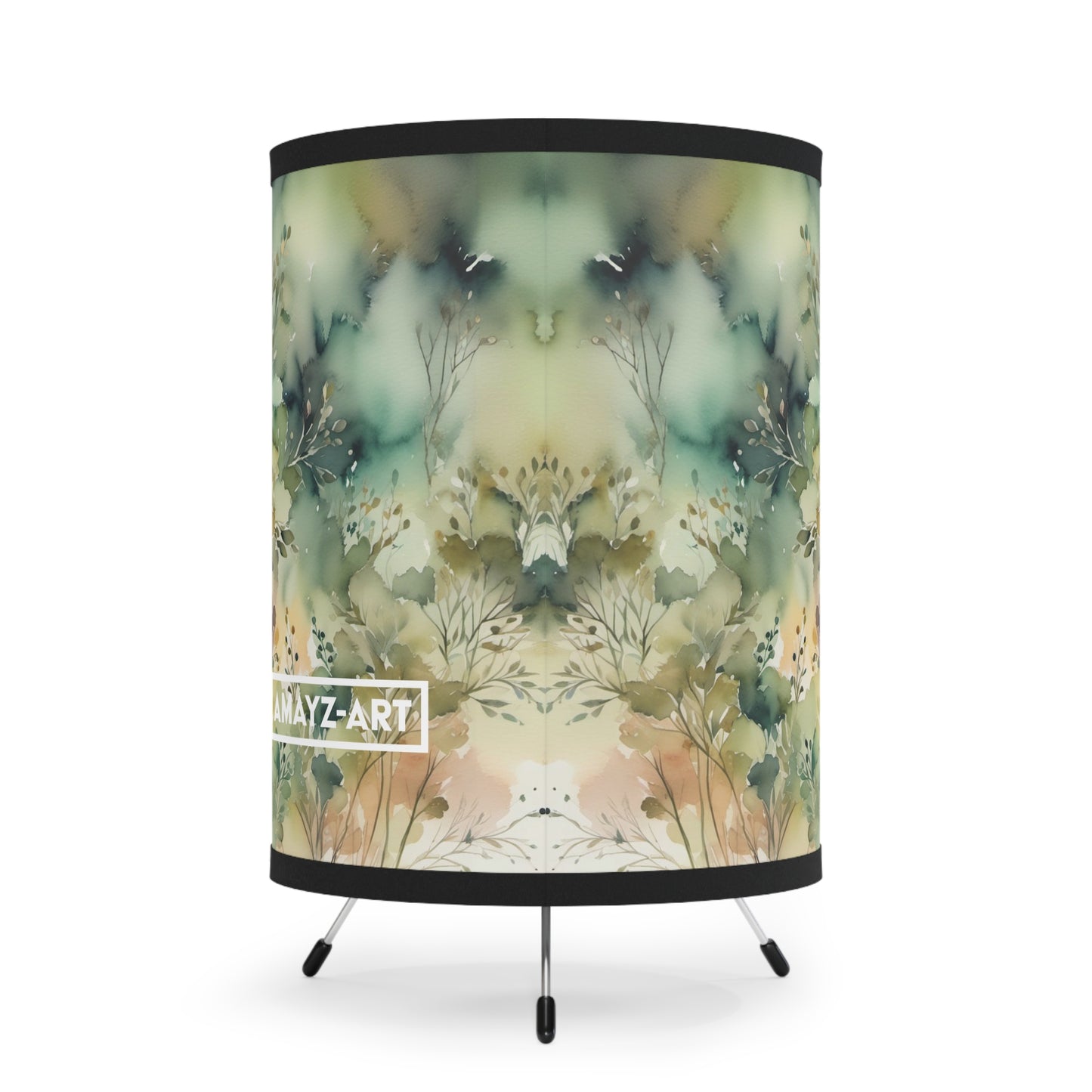 "Flora Dance" Tripod Lamp | Art by Brooke Lumbus