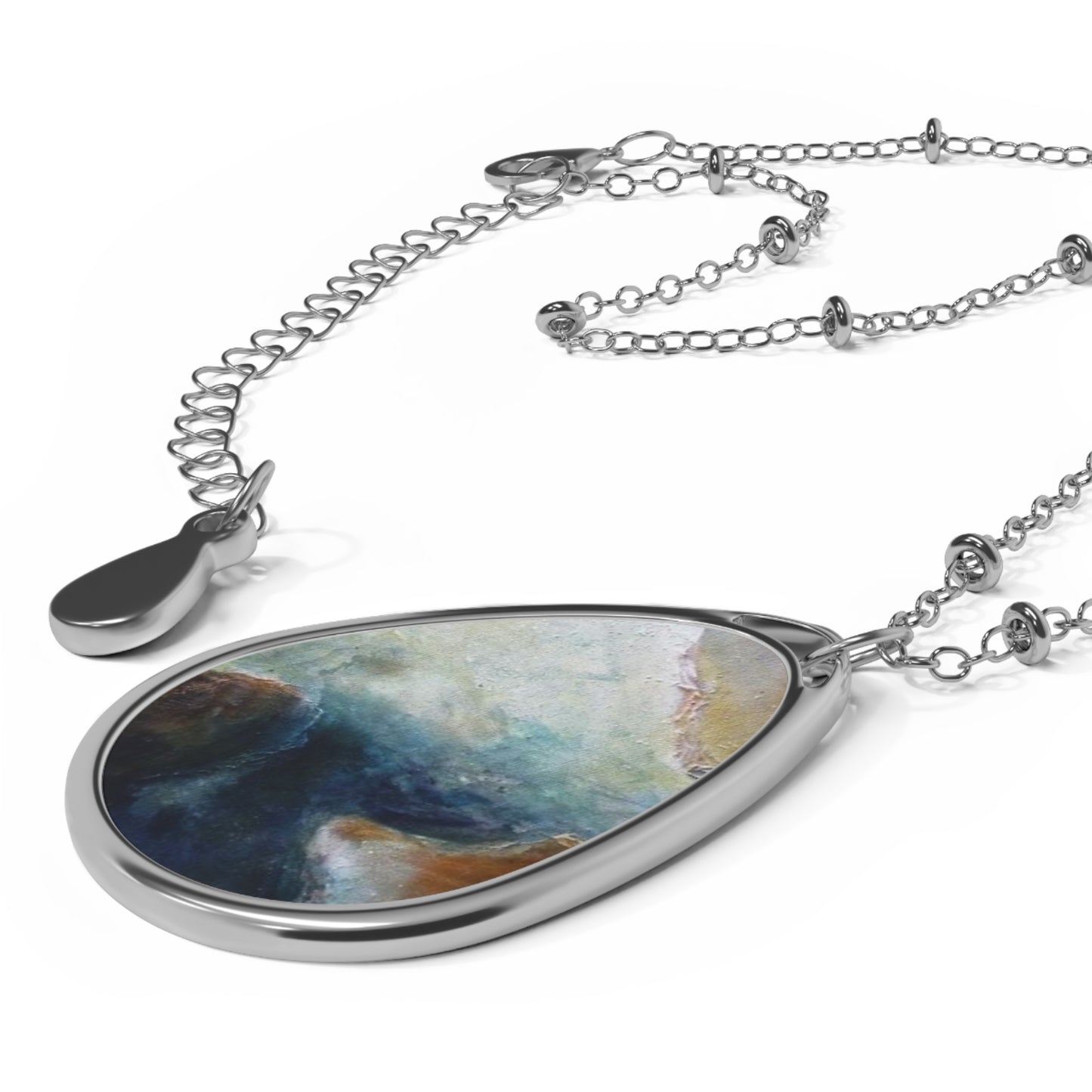 "Moon River" Oval Necklace | Art by Alex May