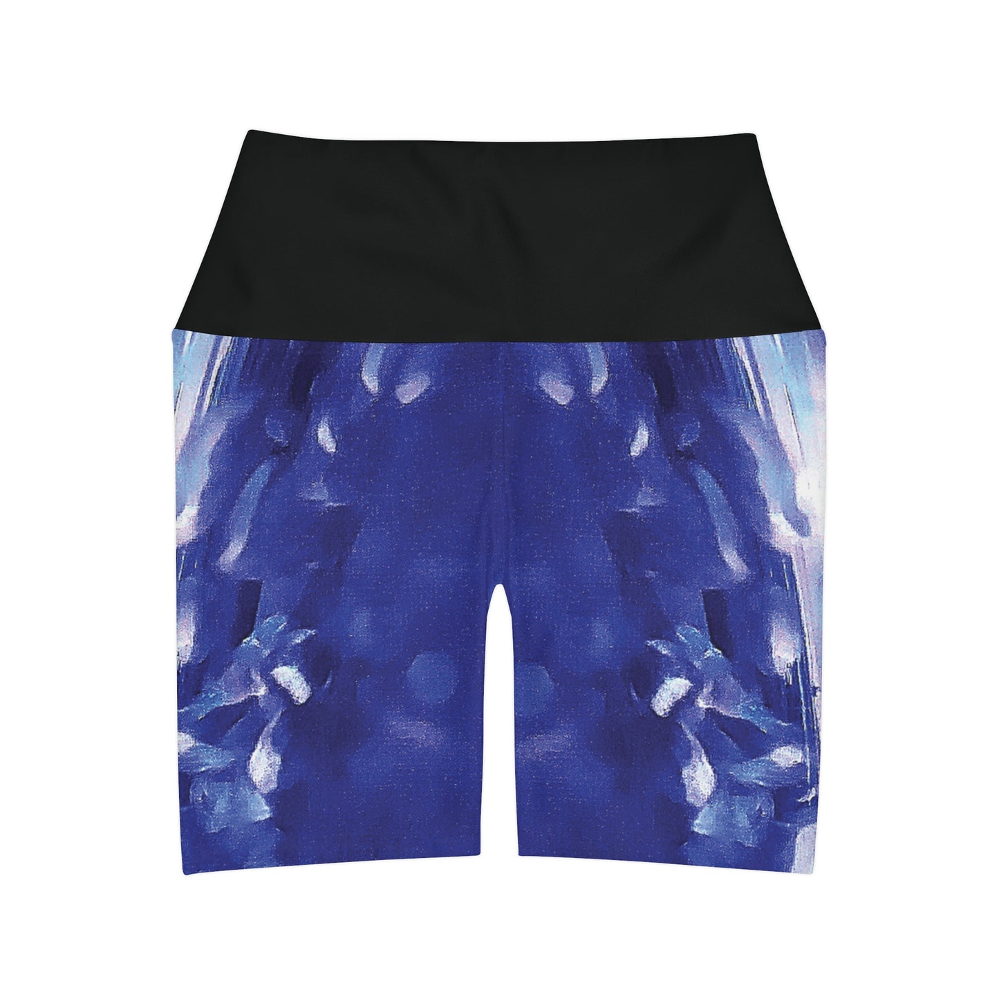 "Bubbles" High Waisted Yoga Shorts | Art by Alexandra May