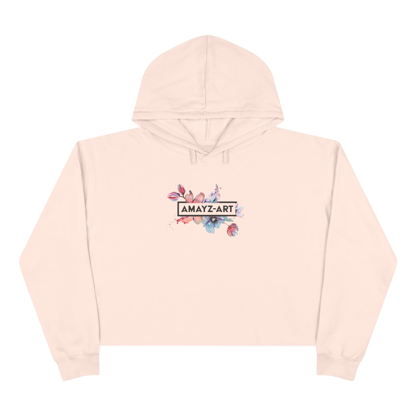 Amayz-Art Crop Hoodie