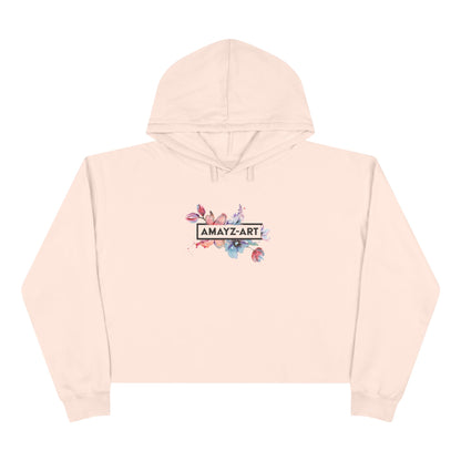 Amayz-Art Crop Hoodie