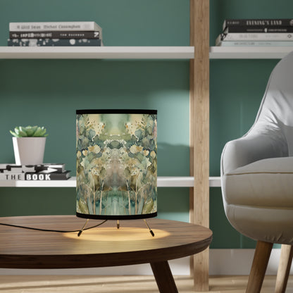 "Flora Dance" Tripod Lamp | Art by Brooke Lumbus