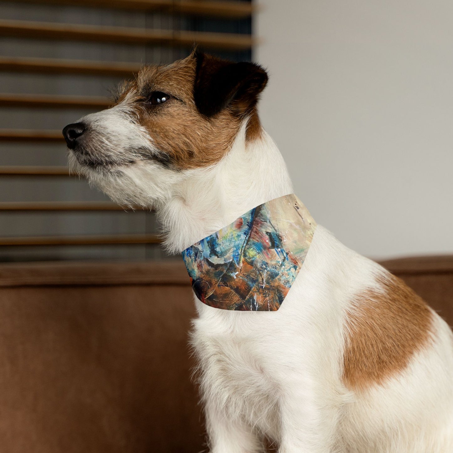 "Convergence" Pet Bandana | by Alex May