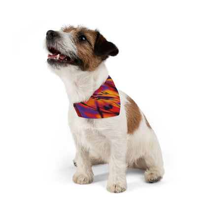 "Fire Dance" Pet Bandana Collar | Art by Brooke Lumbus