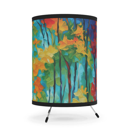 "Whimsy" Tripod Lamp | Art by Brooke Lumbus