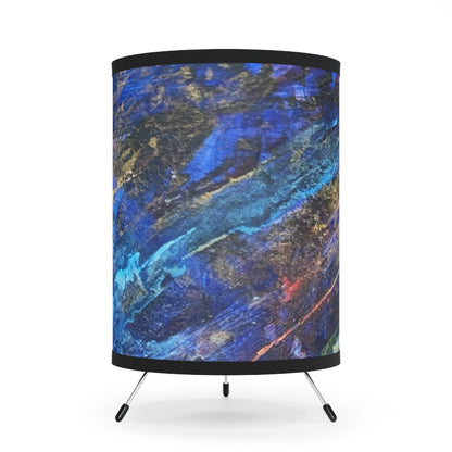 "Spectrum" Tripod Lamp | Art by Penny May Hineline