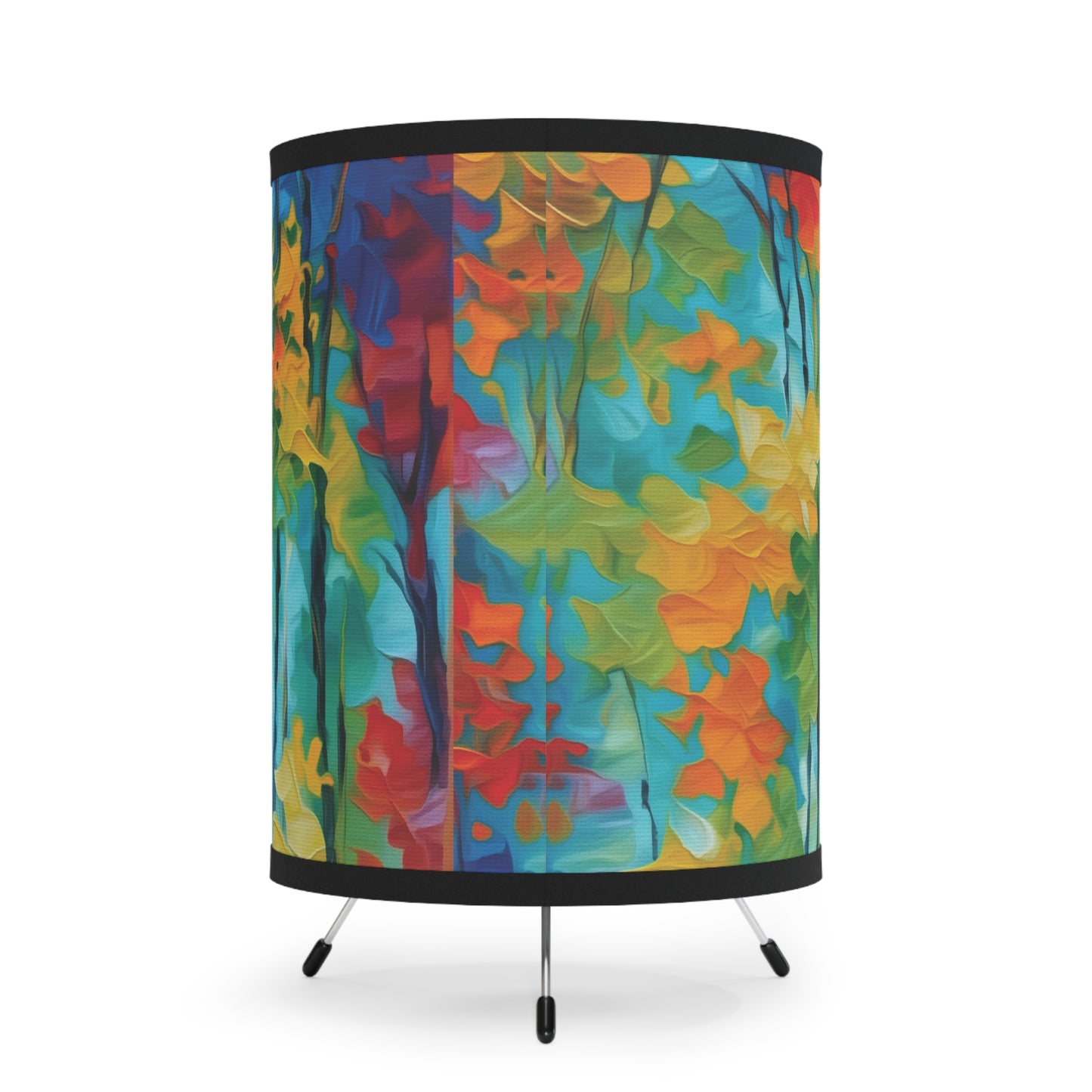 "Whimsy" Tripod Lamp | Art by Brooke Lumbus