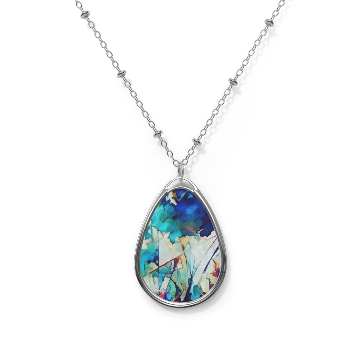 "In the Weeds" Oval Necklace | By Brooke Lumbus