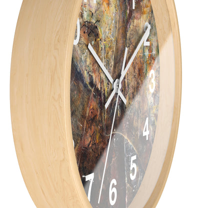 "Woven" Wall Clock | Art by Alex May