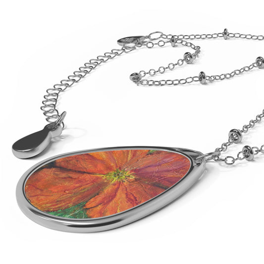 "Tangible" Oval Necklace | Art by Penny May Hineline