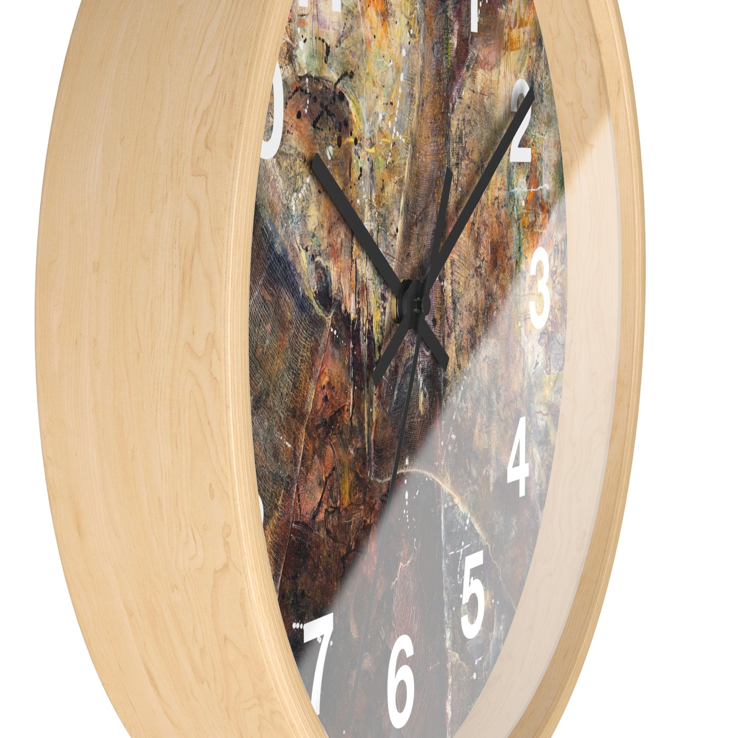 "Woven" Wall Clock | Art by Alex May