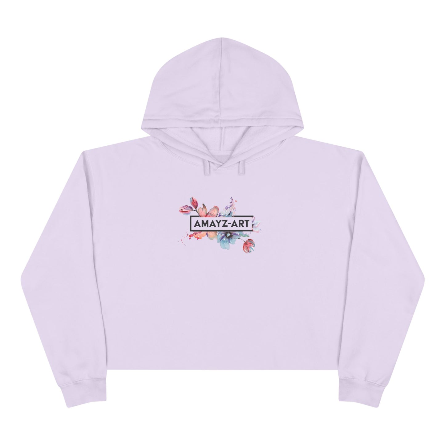 Amayz-Art Crop Hoodie