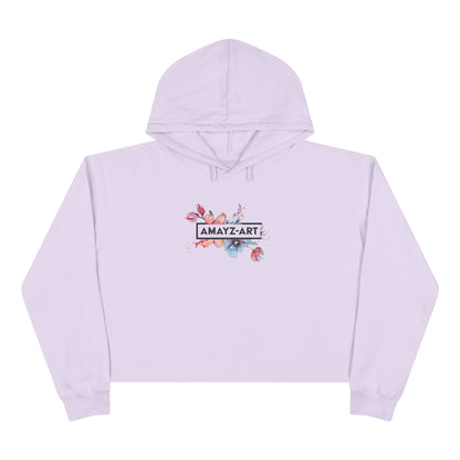 Amayz-Art Crop Hoodie