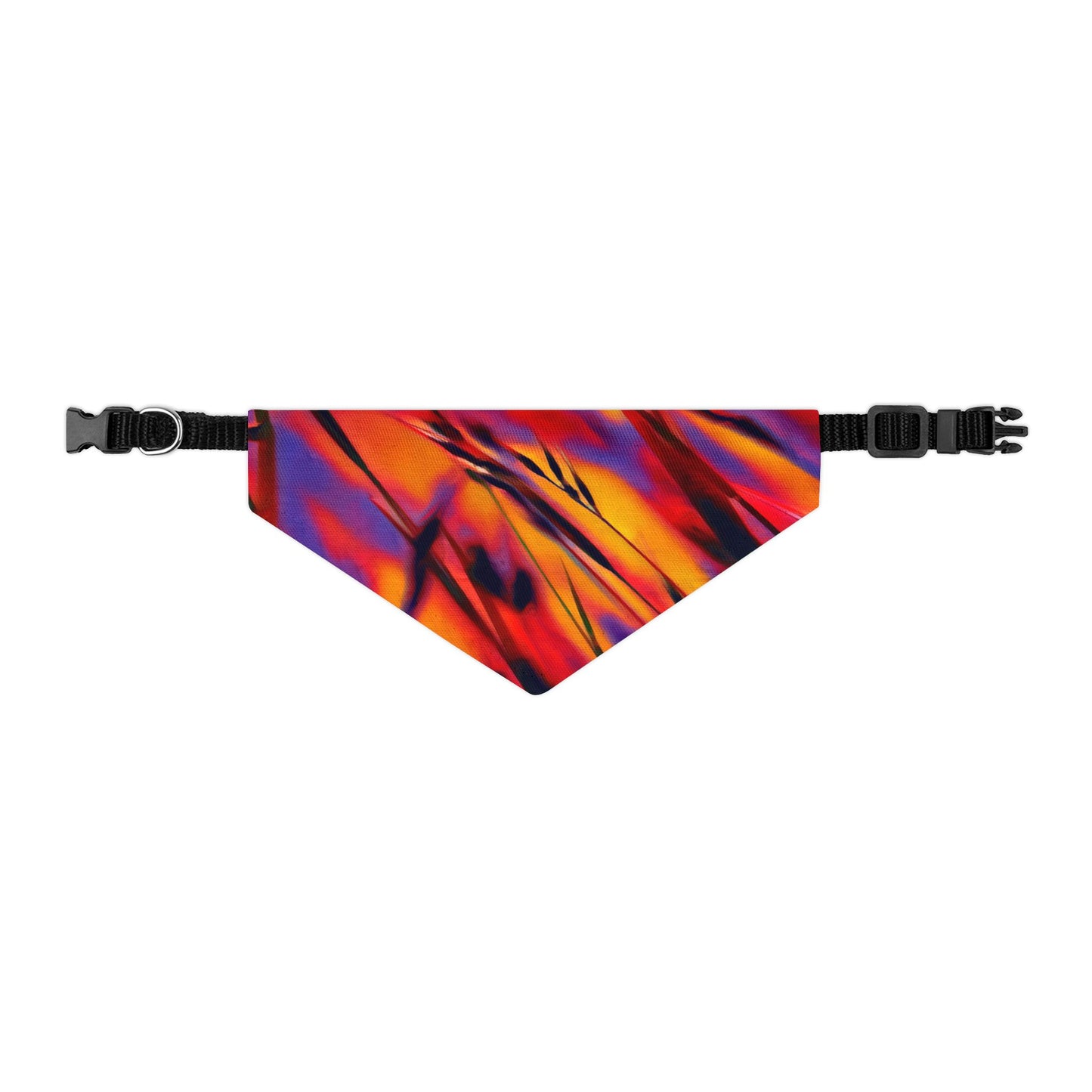 "Fire Dance" Pet Bandana Collar | Art by Brooke Lumbus