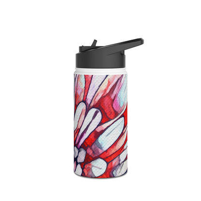 "Flora Burst" Stainless Steel Water Bottle | Art by Brooke Lumbus