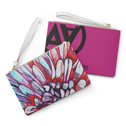 "Flora Burst" Clutch Bag | Art by Brooke Lumbus