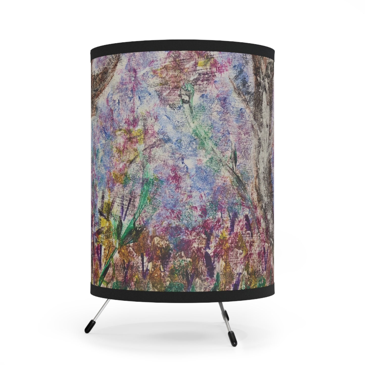 "Whispers" Tripod Lamp | Art by Pam Brown