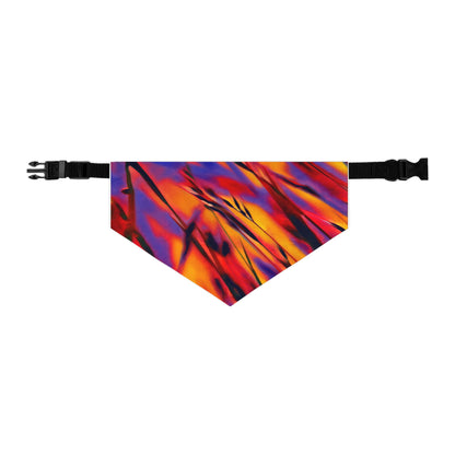 "Fire Dance" Pet Bandana Collar | Art by Brooke Lumbus