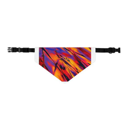 "Fire Dance" Pet Bandana Collar | Art by Brooke Lumbus