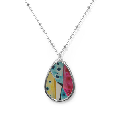 "Crescendo" Oval Necklace | Art by Pam Brown